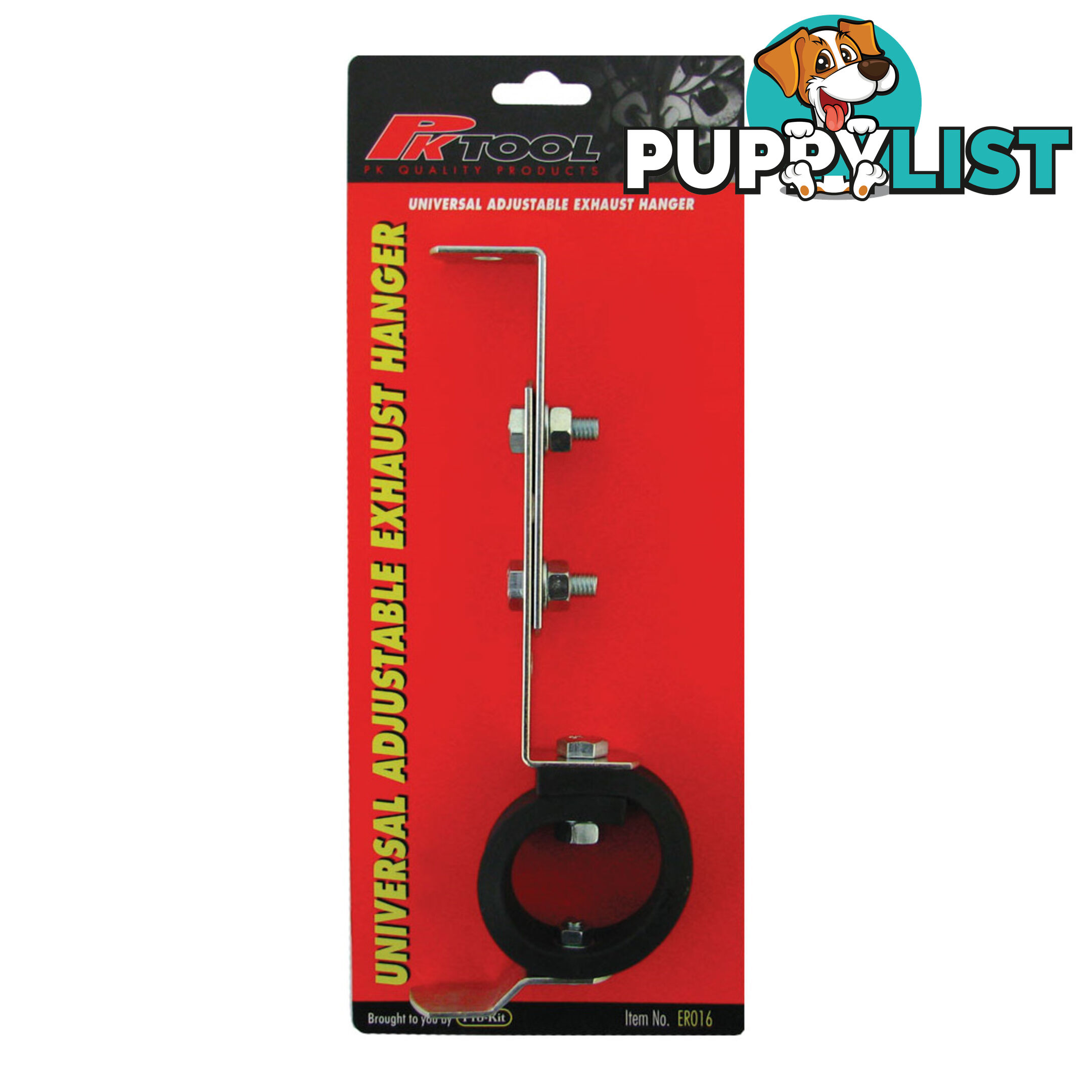 Exhaust Hanger Adjustable Universal Fit Gal Finish SKU - ER016