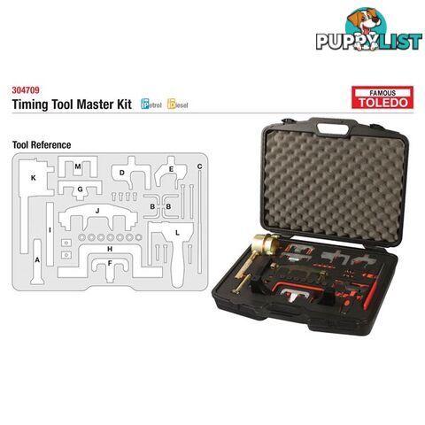 Toledo Timing Tool Kit  - Mercedes SKU - 304709