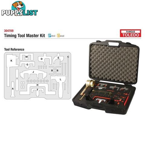 Toledo Timing Tool Kit  - Mercedes SKU - 304709