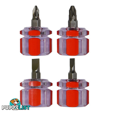 Mini Screwdriver 4pc Set 2 x Phillips   2 x Slotted 38mm Long SKU - PT30206