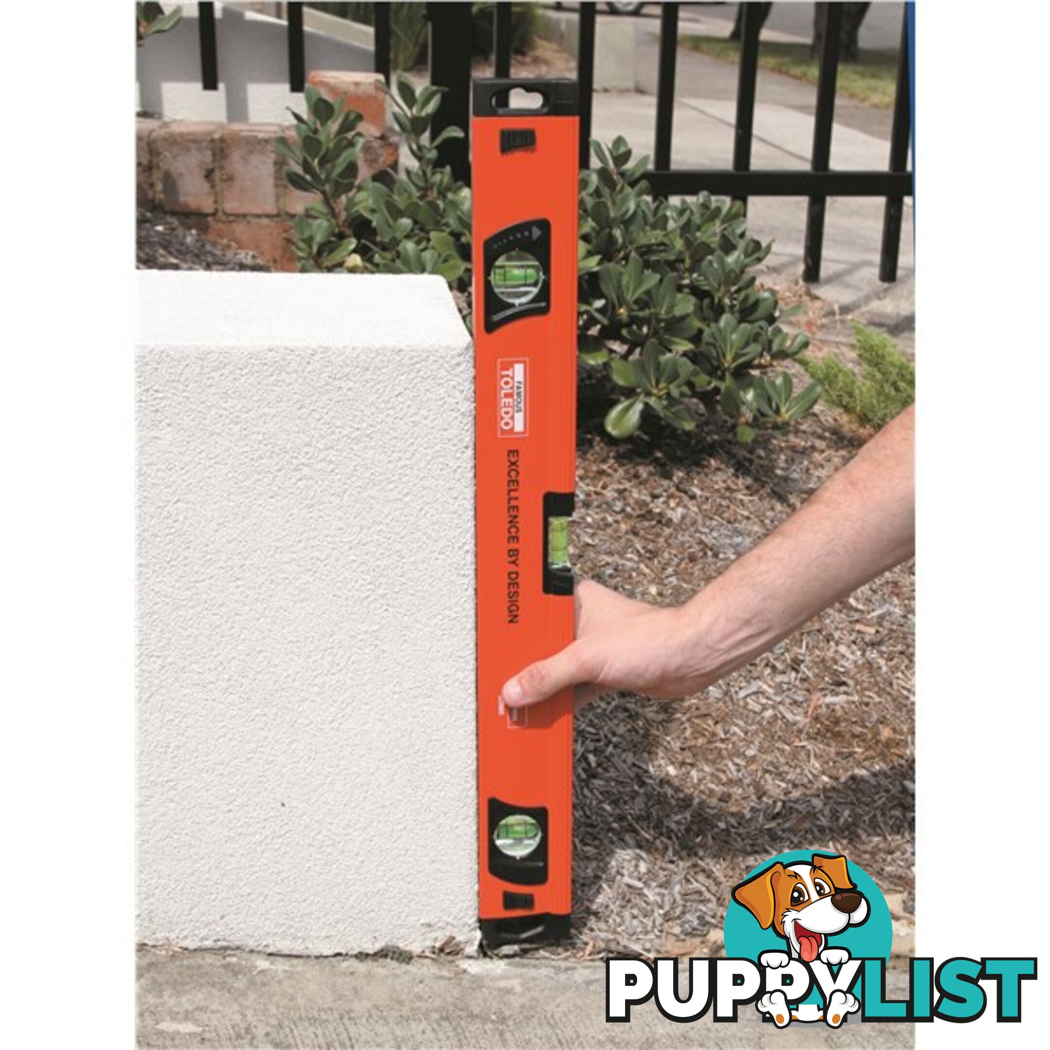 Toledo Magnetic Box Level  - 2400mm Spirit Level SKU - 322240