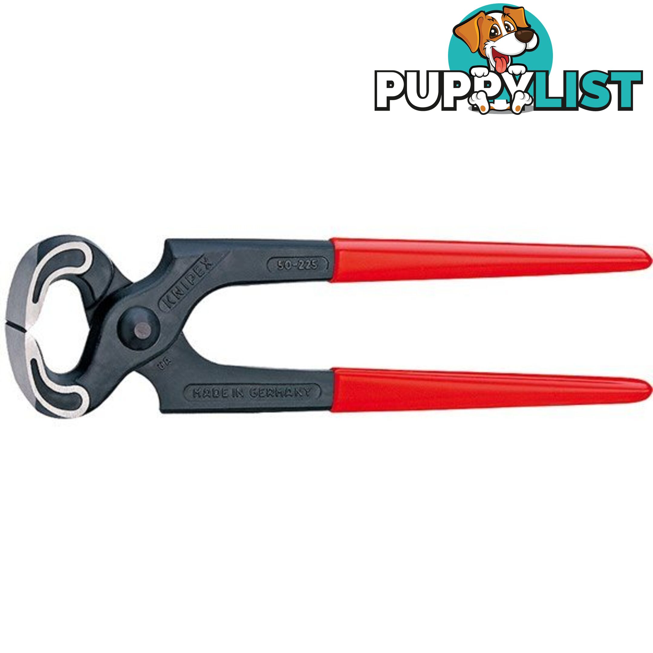 Knipex 225mm Carpenters ' Pincer 2.2mm Cutting edges with bevel SKU - 5001225