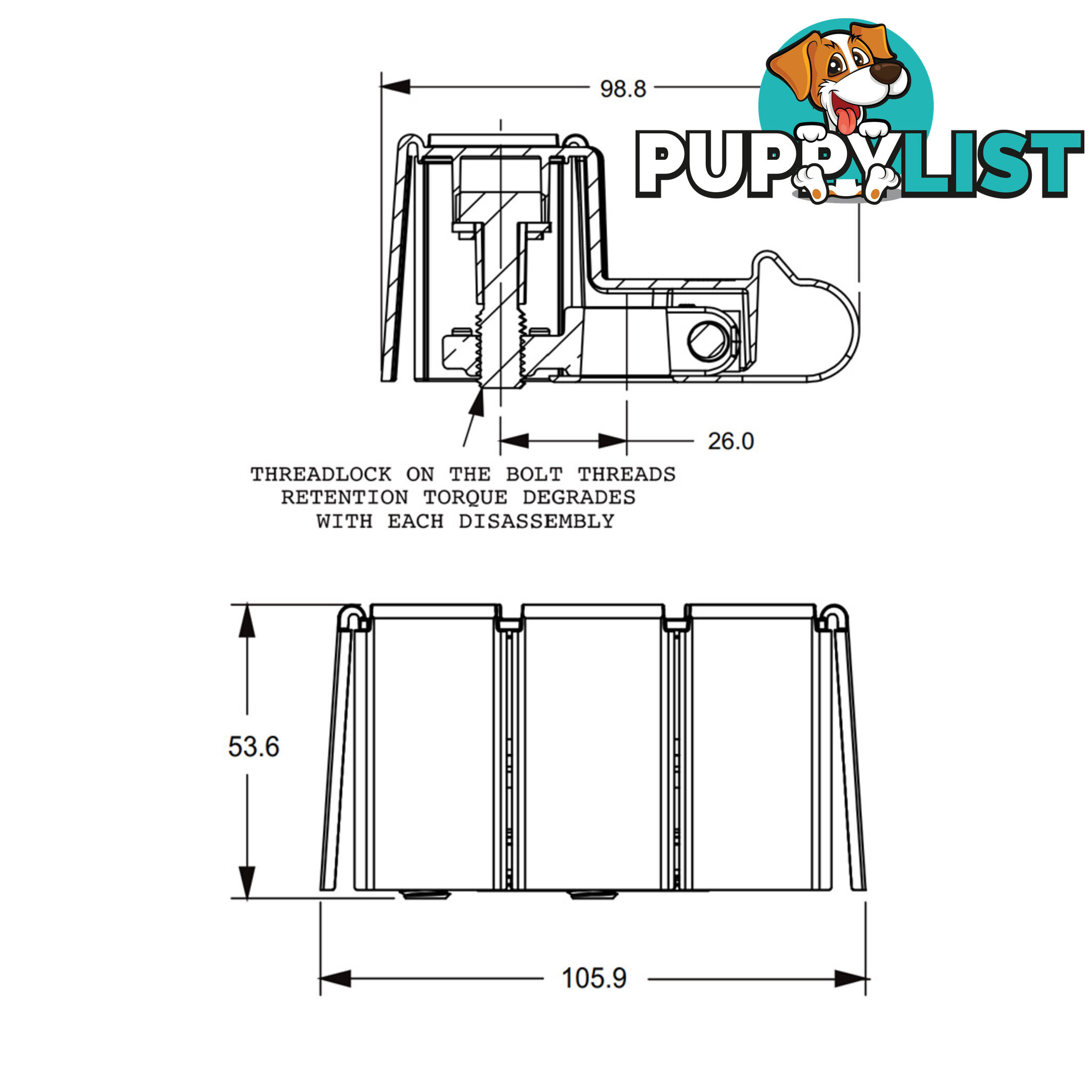 Littlefuse ZCase 2 Way Bussed Fuse Bar Holder with Cover SKU - 0FHZ00854-BX