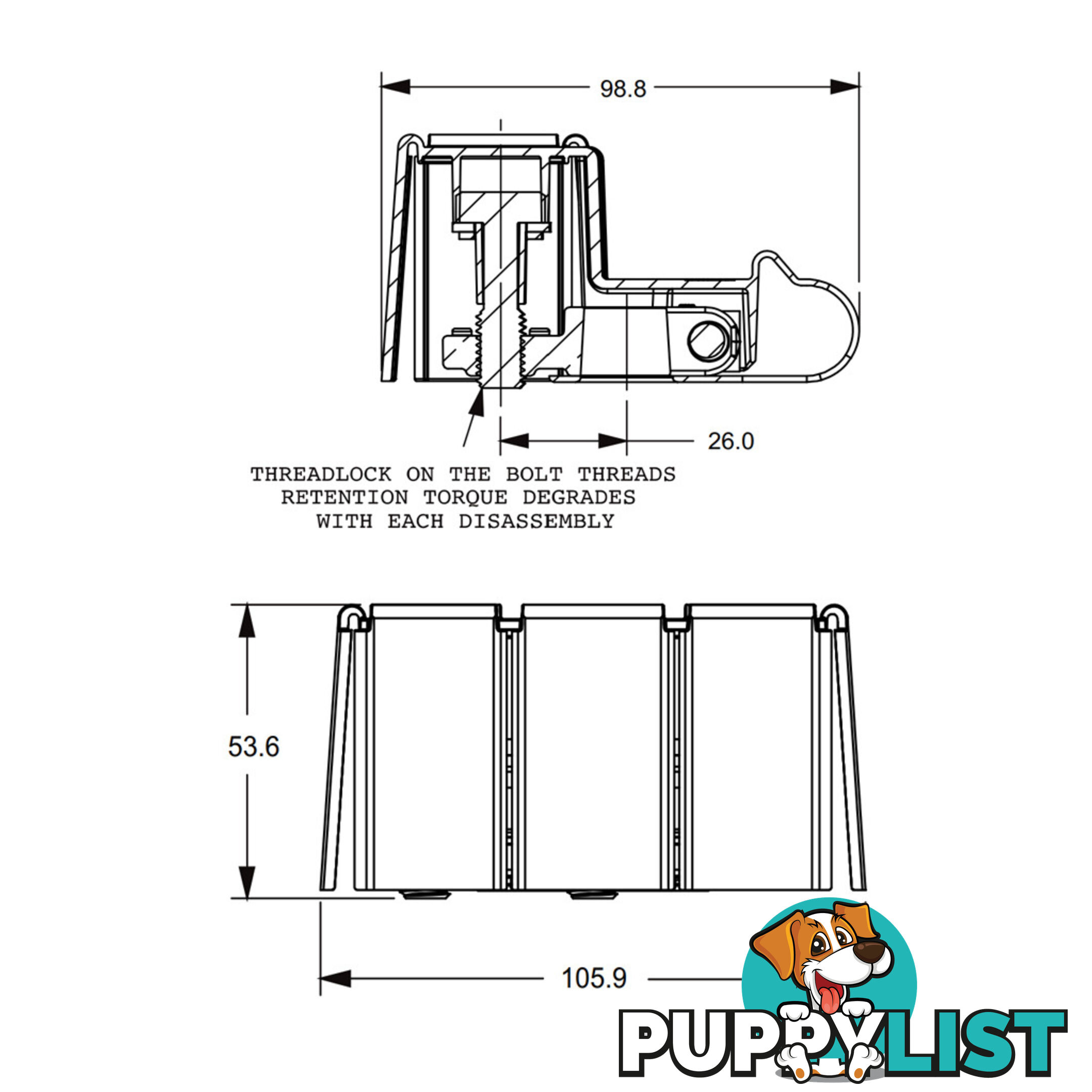 Littlefuse ZCase 2 Way Bussed Fuse Bar Holder with Cover SKU - 0FHZ00854-BX