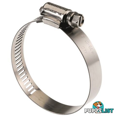 Tridon Full S. Steel Hose Clamps 21mm â 44mm Perforated Band 10pk SKU - HAS020P