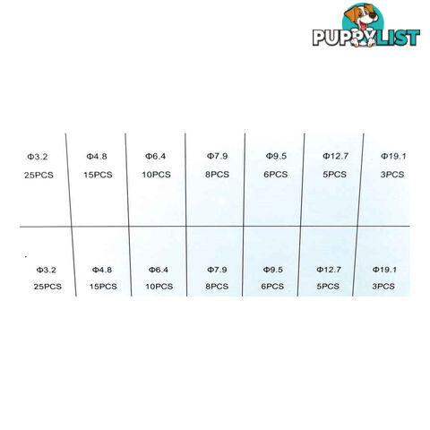 Heat Shrink Tube Adhesive Lined 144pc Assorted Sizes Waterproof Seal 2:1 Ratio SKU - PT91521