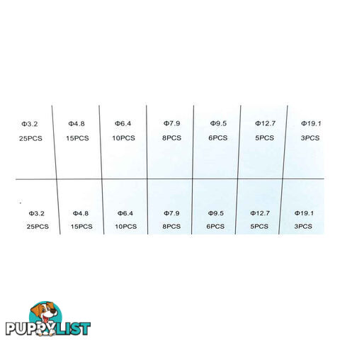 Heat Shrink Tube Adhesive Lined 144pc Assorted Sizes Waterproof Seal 2:1 Ratio SKU - PT91521