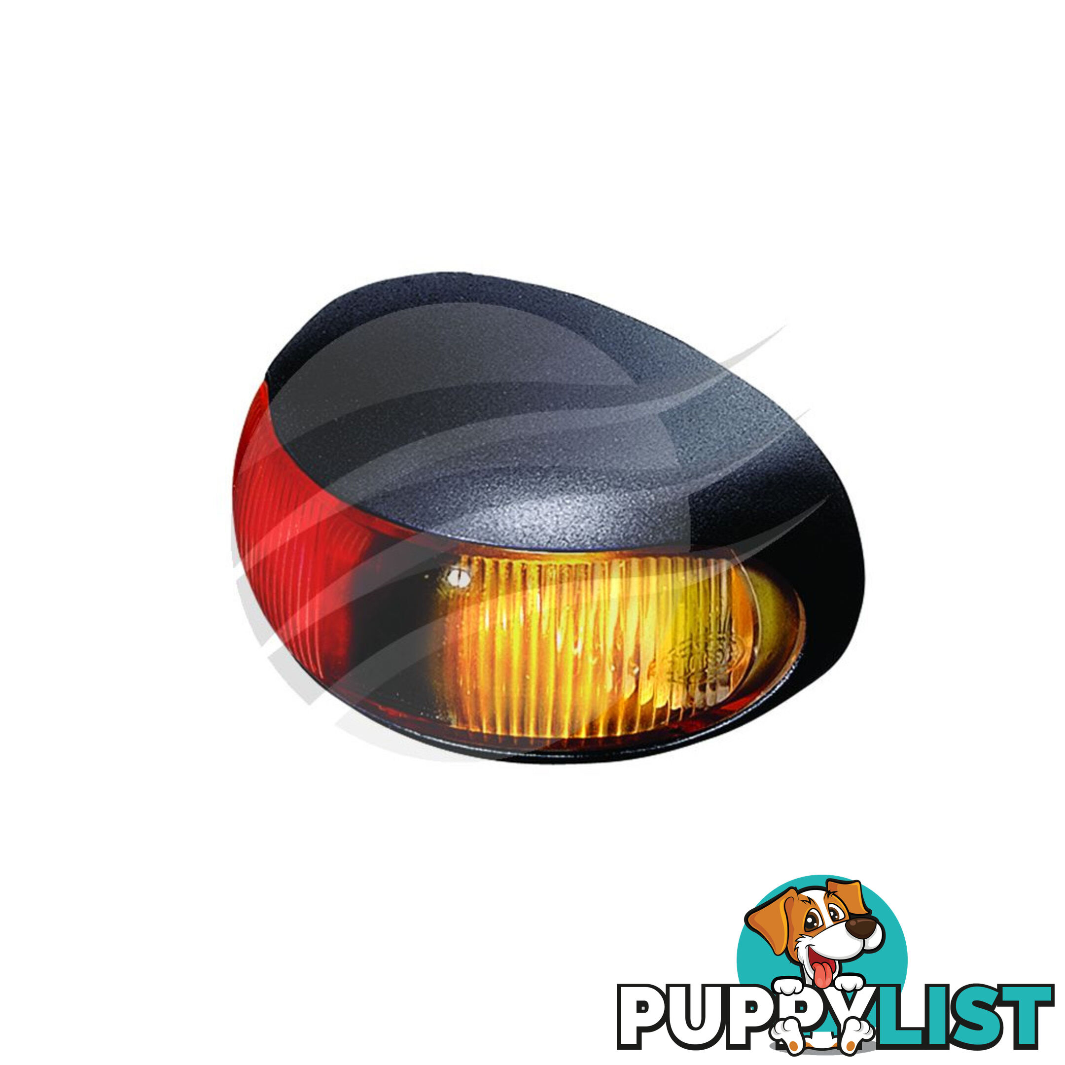 Hella DuraLED Side Marker Lamp Amber   Red LED 8-28V Surface Mt. Pack of 4 SKU - 2053BULK