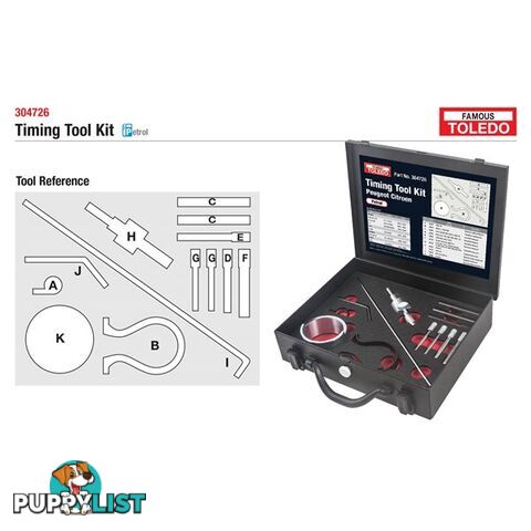 Toledo Timing Tool Kit  - Citroen   Peugeot SKU - 304726