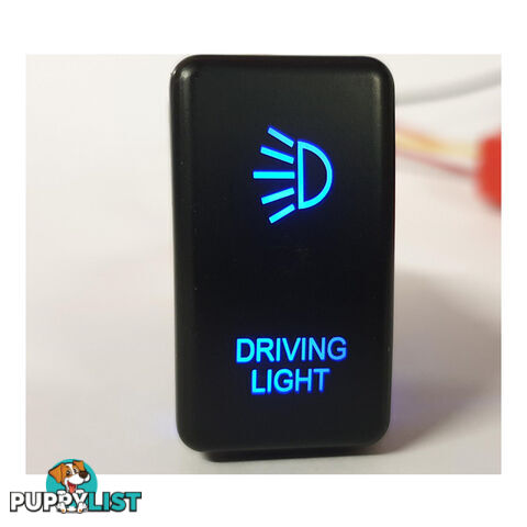 Isuzu Dmax MUX Holden Colorado 2012-17 Push Button Switch Blue Driving Light SKU - BB-T6AJ11blue