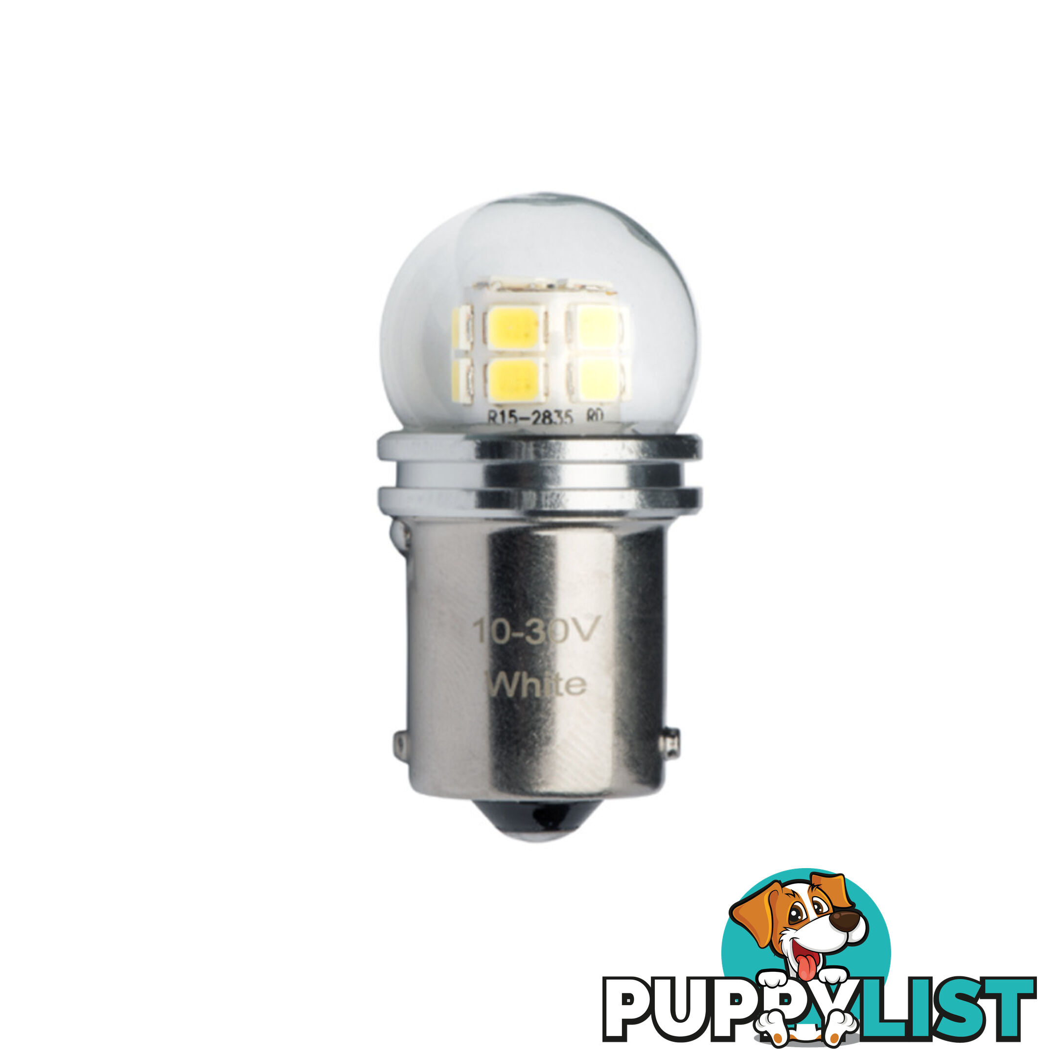 JW Speaker LED Bulb 12/24v Bayonet Base White Light Twin Pack SKU - 990145