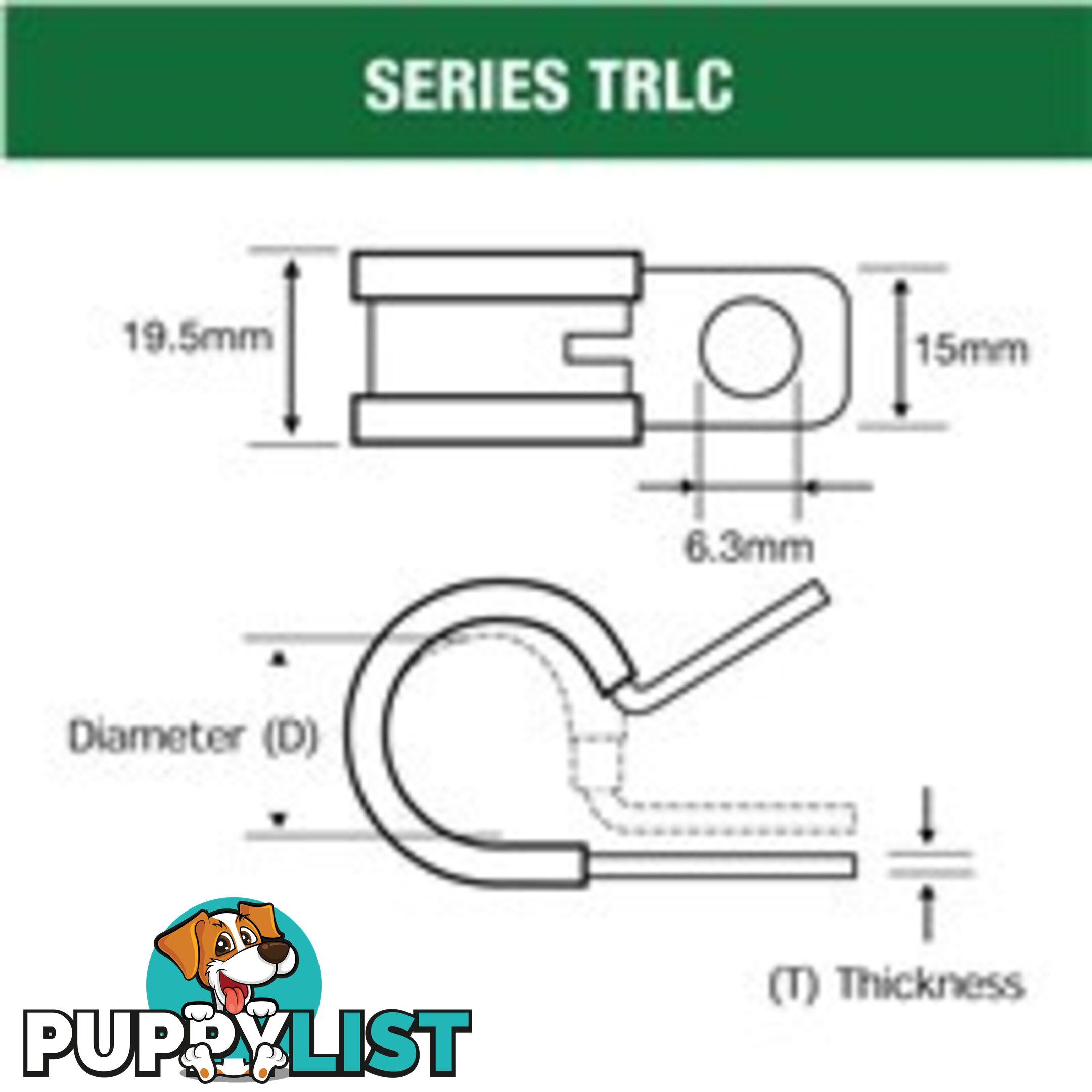 Tridon Rubber Lined Hose Clamp 11mm Zinc Plated 10 pk SKU - TRLC11P