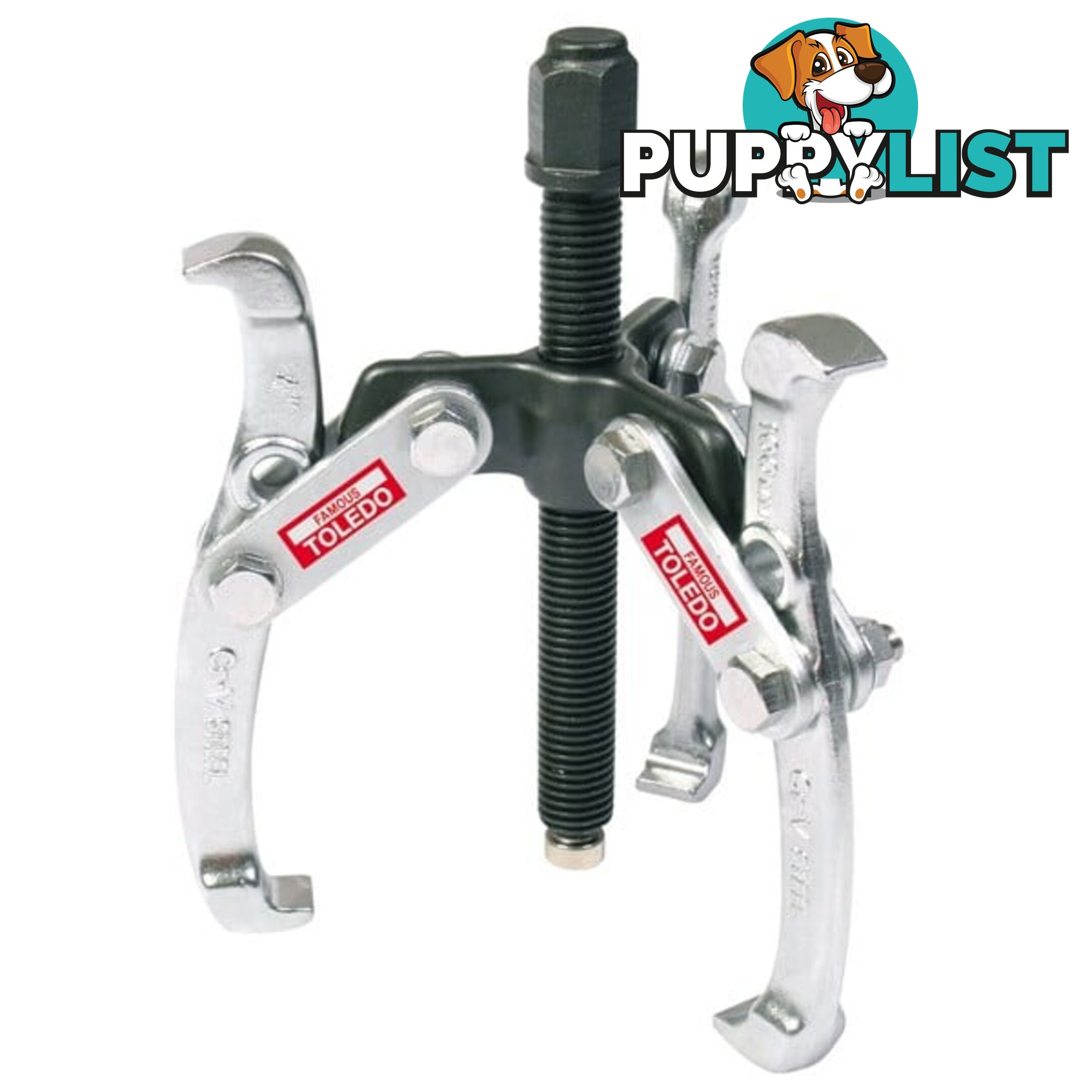 Toledo Twin   Triple Leg Mechanical Puller Set  - 4 " / 100mm SKU - 224040