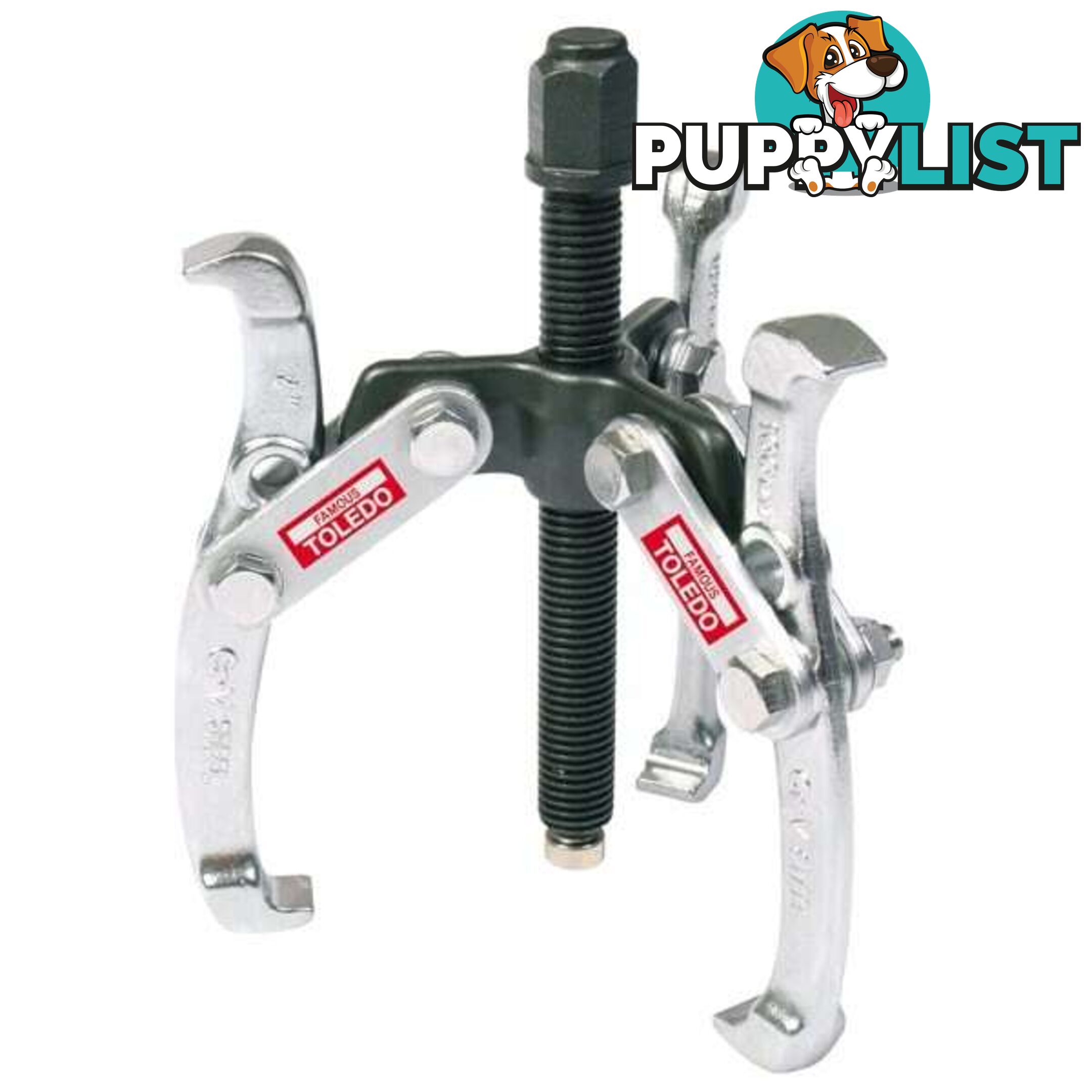 Toledo Twin   Triple Leg Mechanical Puller Set  - 4 " / 100mm SKU - 224040