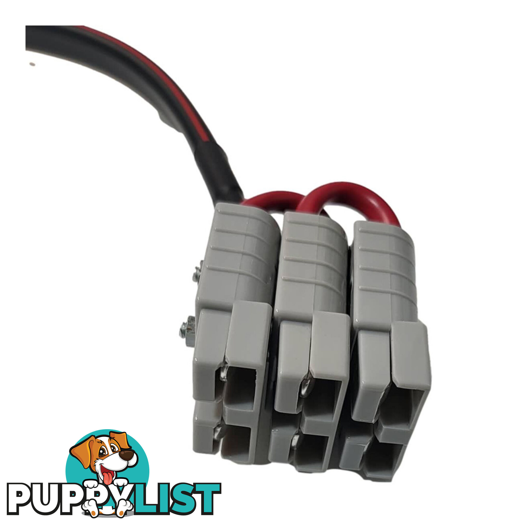 Triple 50a Anderson Style Plug to Single 50a Adaptor 300mm Long 8 B S Cable SKU - BB-10076