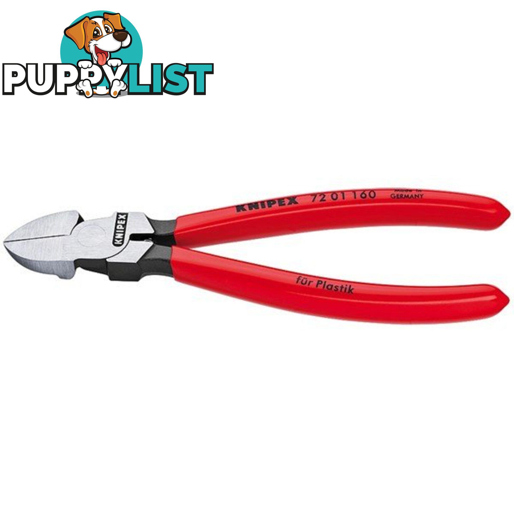 Knipex 180mm Diagonal Cutters for Plastic SKU - 7201180