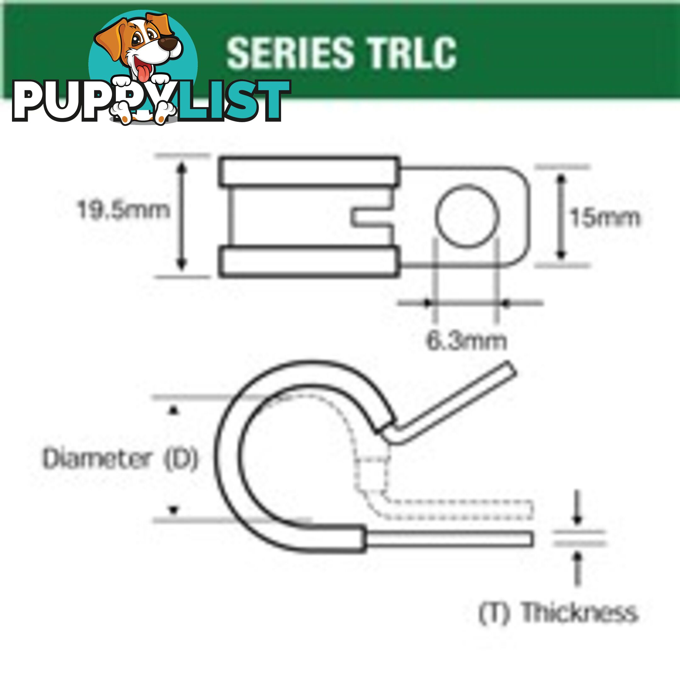 Tridon Rubber Lined Hose Clamp 8mm Stainless Steel 10 pk SKU - TRLCSS8P