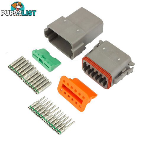 Deutsch DT 12-Way 12 Pin Electrical Connector Waterproof Plug Kit SKU - BB-Deutsch12Pin