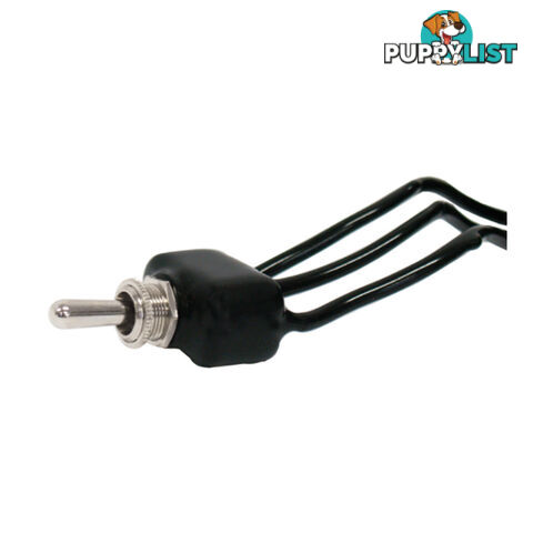 Marine Toggle Switch On/Off/On SPDT 3x Prewired Leads 100mm SKU - E61-55036