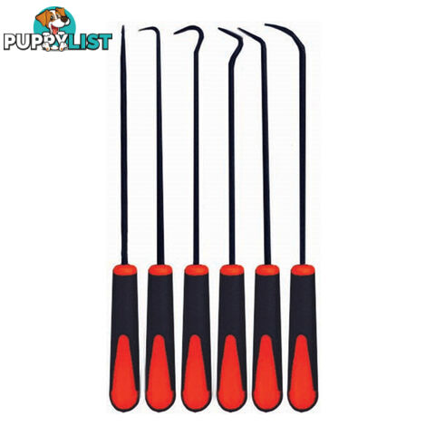 PK Tools Hook   Pick Long Shaft 6pc Set Length 220mm SKU - PT52700