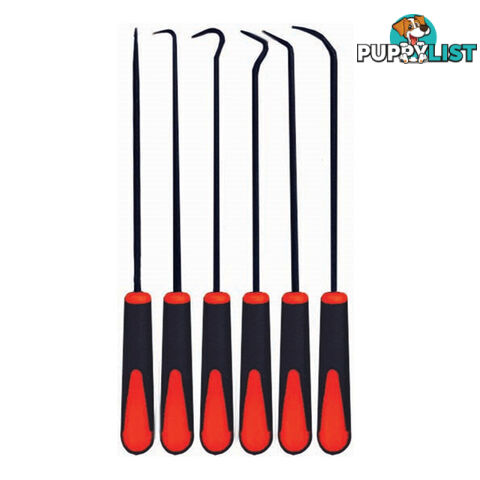 PK Tools Hook   Pick Long Shaft 6pc Set Length 220mm SKU - PT52700