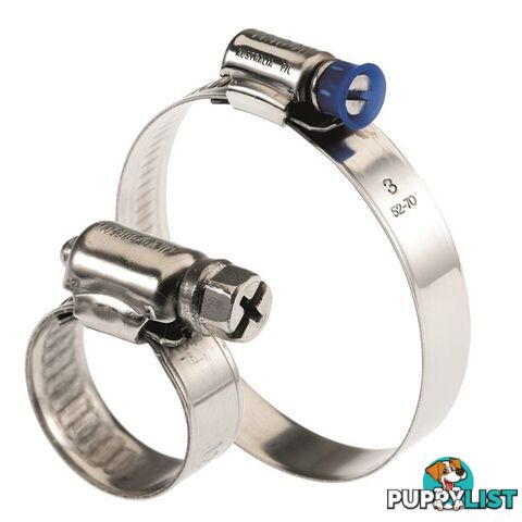 Tridon Regular Hose Clamps 30mm â 42mm Full S. Steel Solid Band 10 pk SKU - SMP1XP