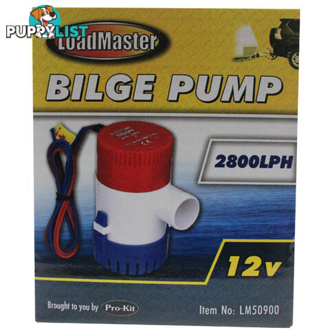 PK Tools Bilge Pump 2800LPH 12V Submersible SKU - LM50900