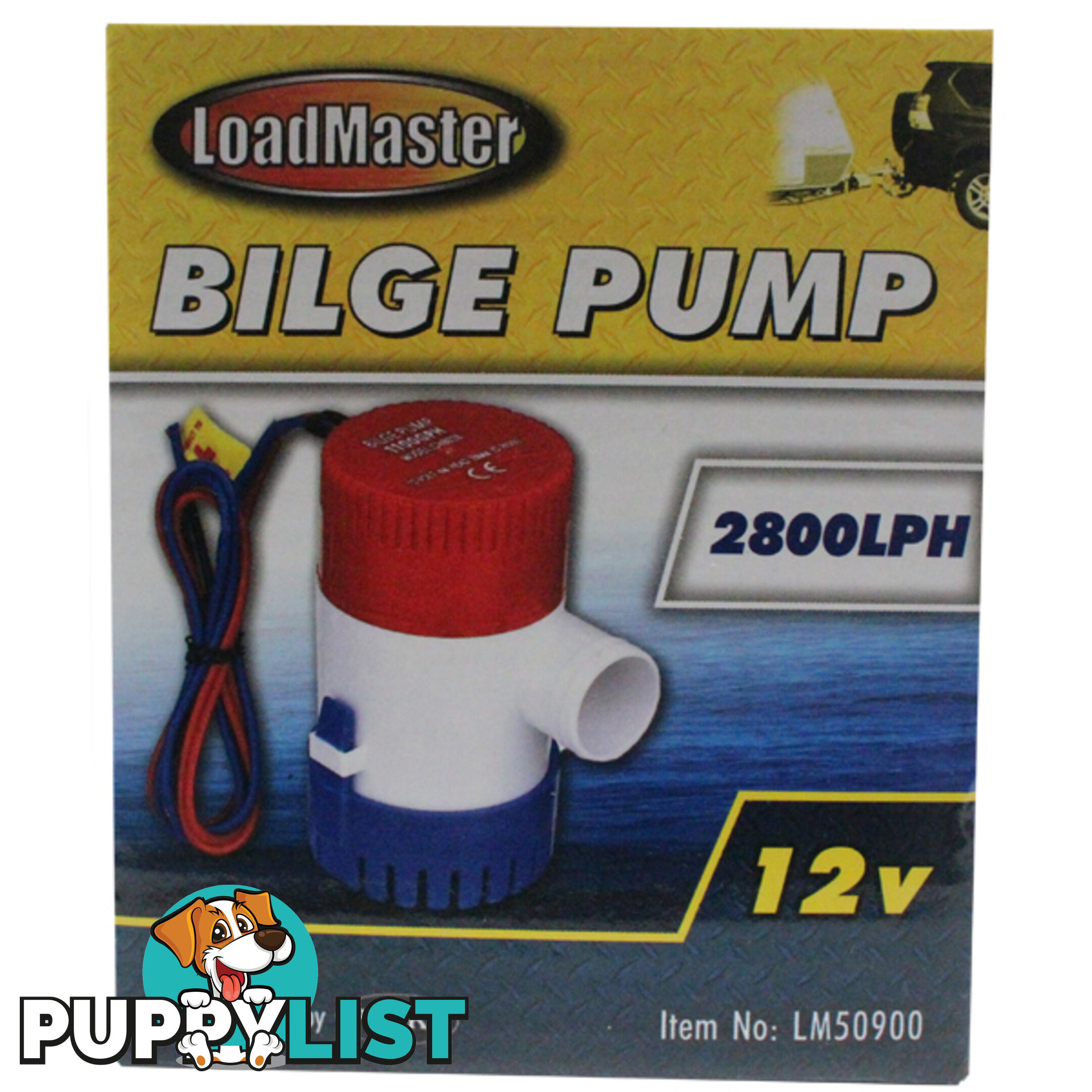 PK Tools Bilge Pump 2800LPH 12V Submersible SKU - LM50900