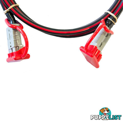 12v Extension x 6m  - 8 B S Dual Core, 50amp Connectors   Dust Caps SKU - BB-50ampAndBattLugs8BS6m