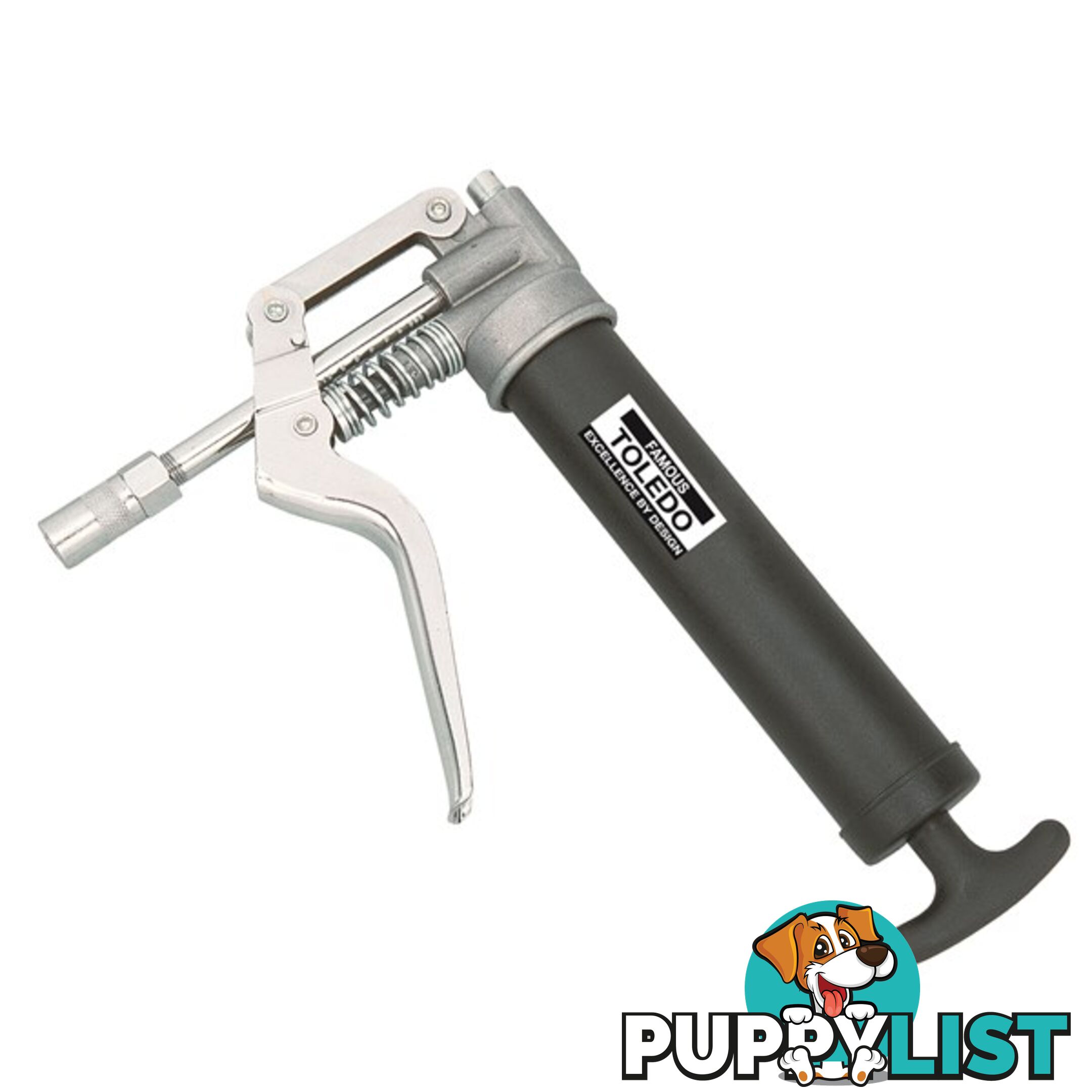 Toledo Mini Pistol Grease Gun Heavy Duty 85g 0.4g/Stroke SKU - 305222