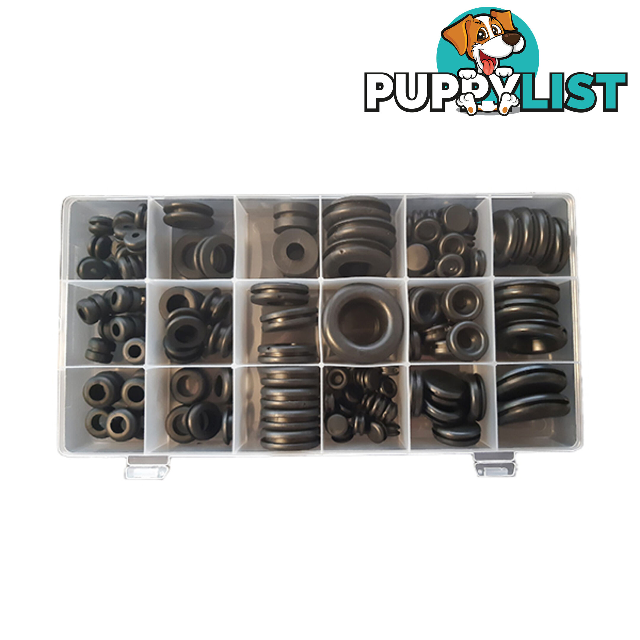 Rubber Grommet Assortment Kit 125pc  - (Duplicate Imported from WooCommerce) SKU - RG2108