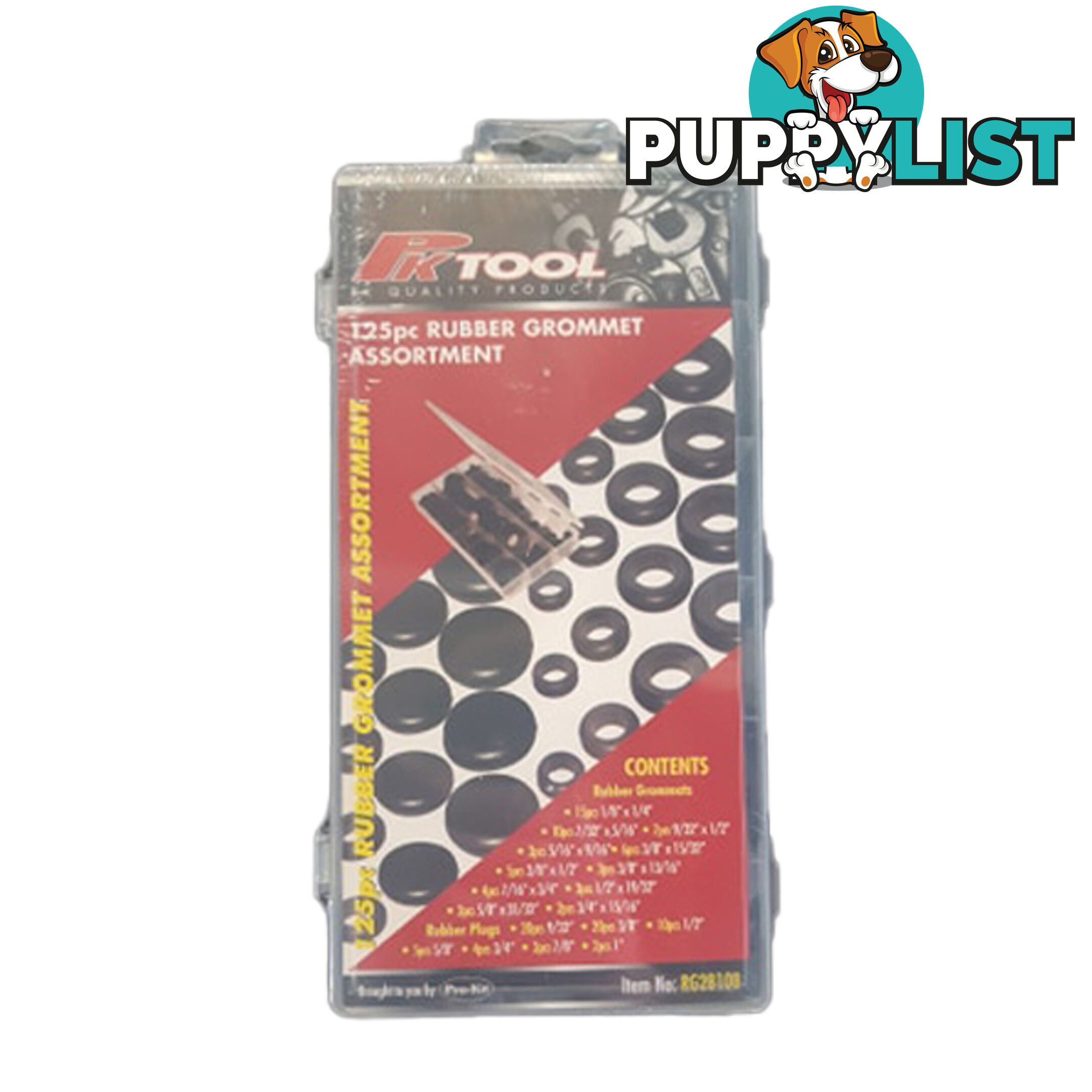 Rubber Grommet Assortment Kit 125pc  - (Duplicate Imported from WooCommerce) SKU - RG2108