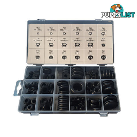 Rubber Grommet Assortment Kit 125pc  - (Duplicate Imported from WooCommerce) SKU - RG2108