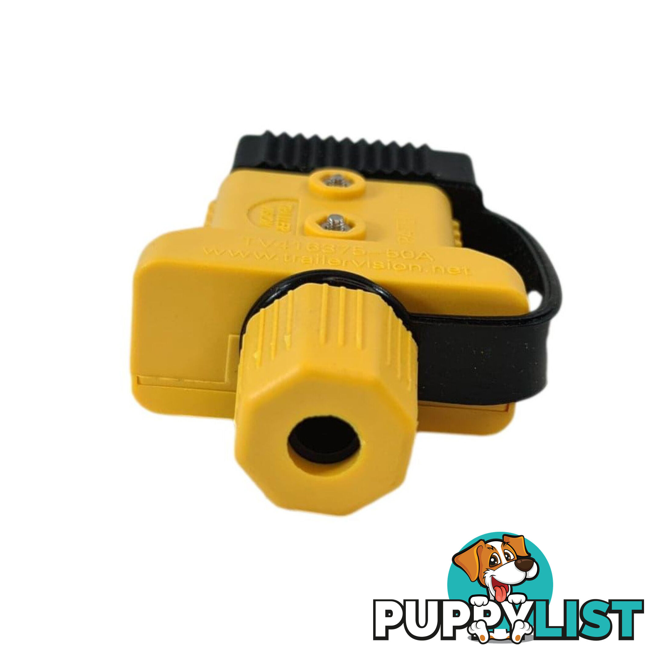 Trailer Vision 50 amp Anderson Plug Cover with Dust Cap Yellow SKU - TV416375-50Y