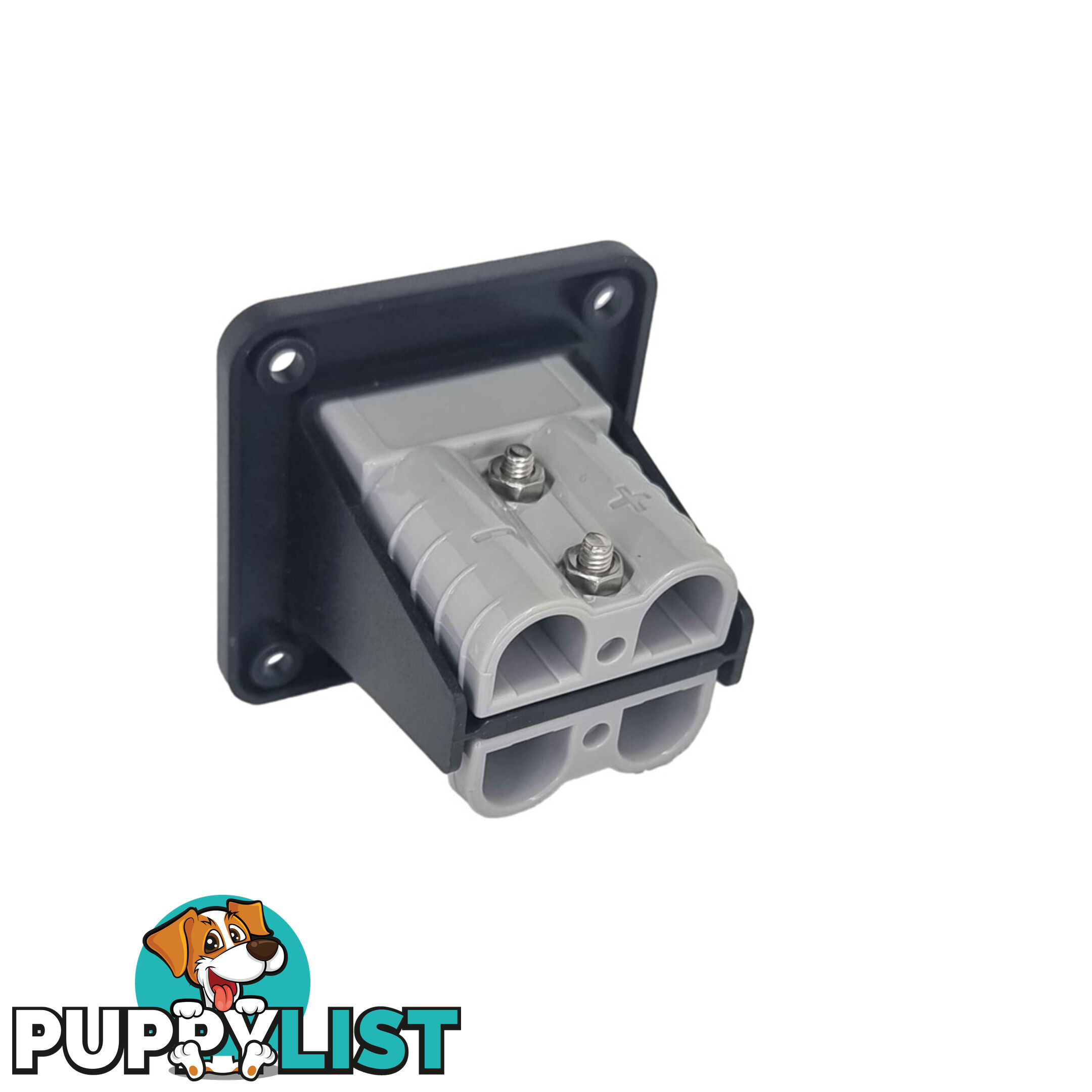 Blue Bar Double 50 amp Anderson Flush Mount with Plugs SKU - DC-254