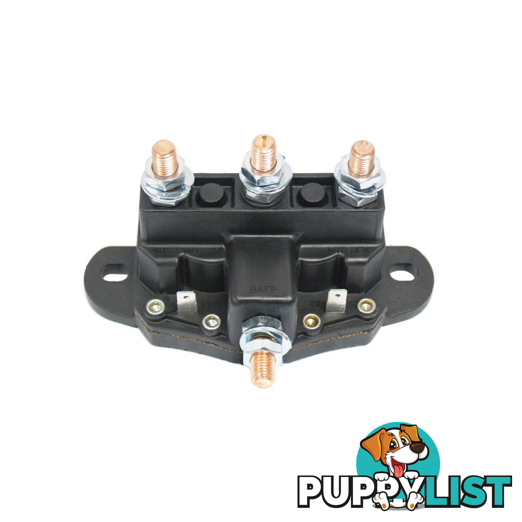 Motor Reversing Solenoid 12v 75A / 24v 45A DPDT F-Type Bracket SKU - E61-24450, E61-24450-02