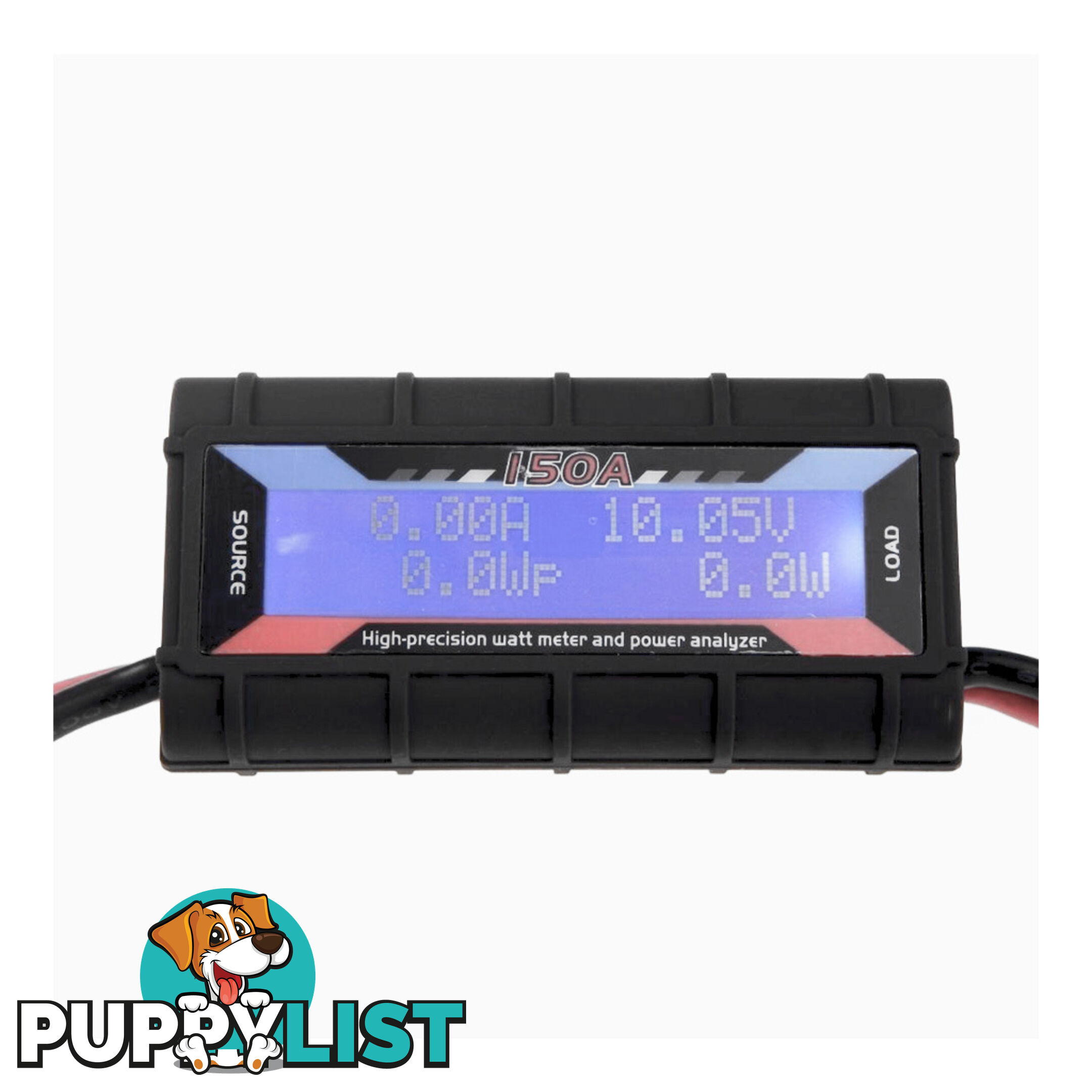 150 amp Watt Meter with Anderson Plugs 12 Volt SKU - BB-YJ-ATWM