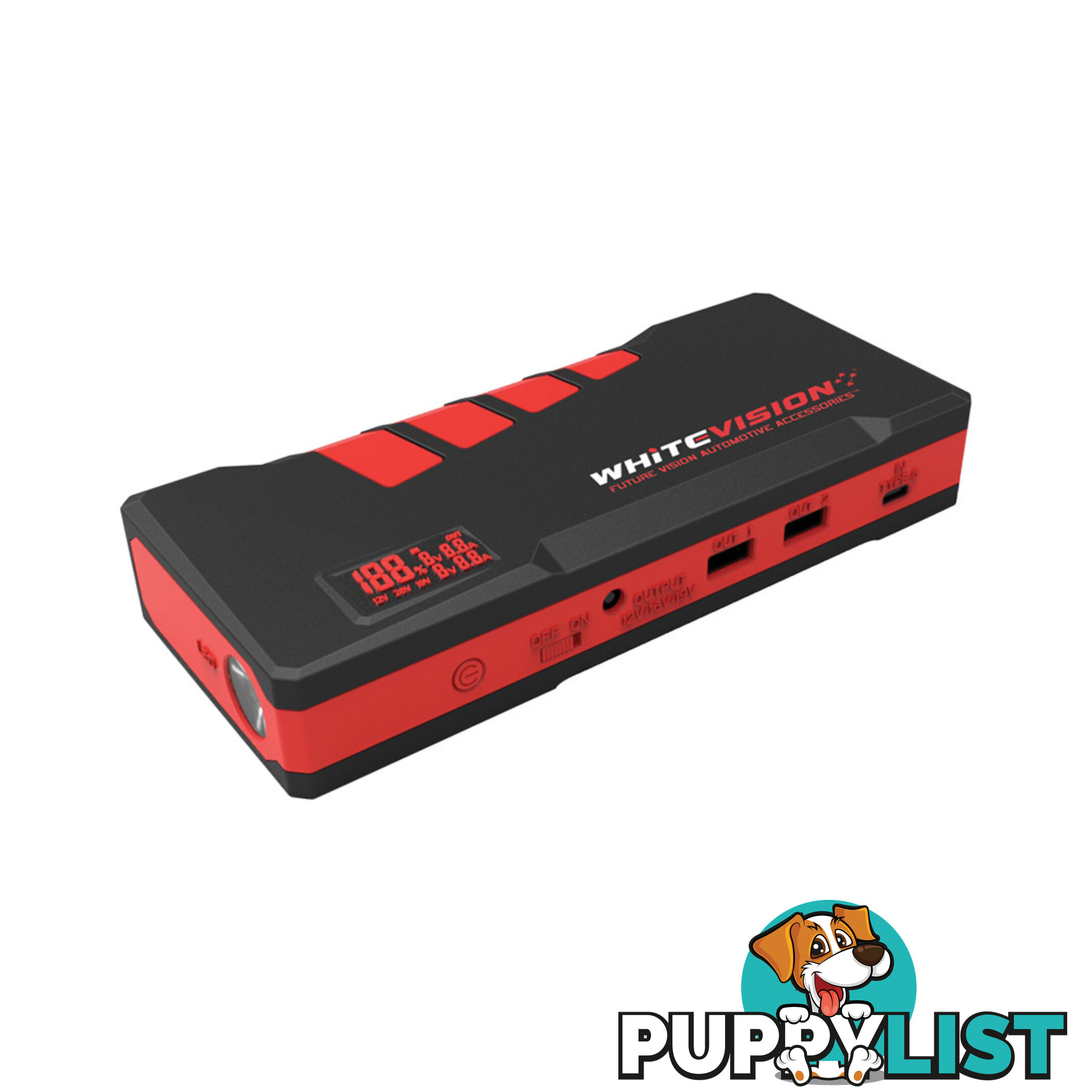 WhiteVision 12V Jump Starter Pack 450amps / Peak 900amps Current SKU - WVJSA26