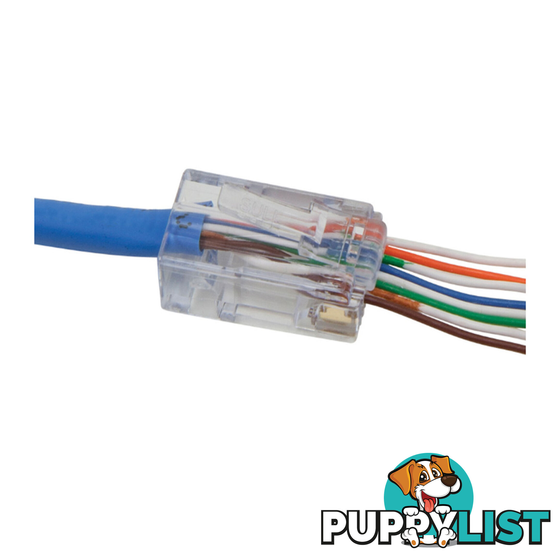 Klein Pass-Thru Modular Data Plug CAT6 50pk SKU - VDV826-703