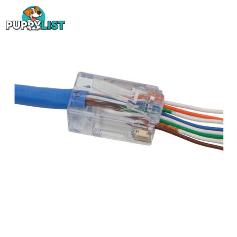 Klein Pass-Thru Modular Data Plug CAT6 50pk SKU - VDV826-703