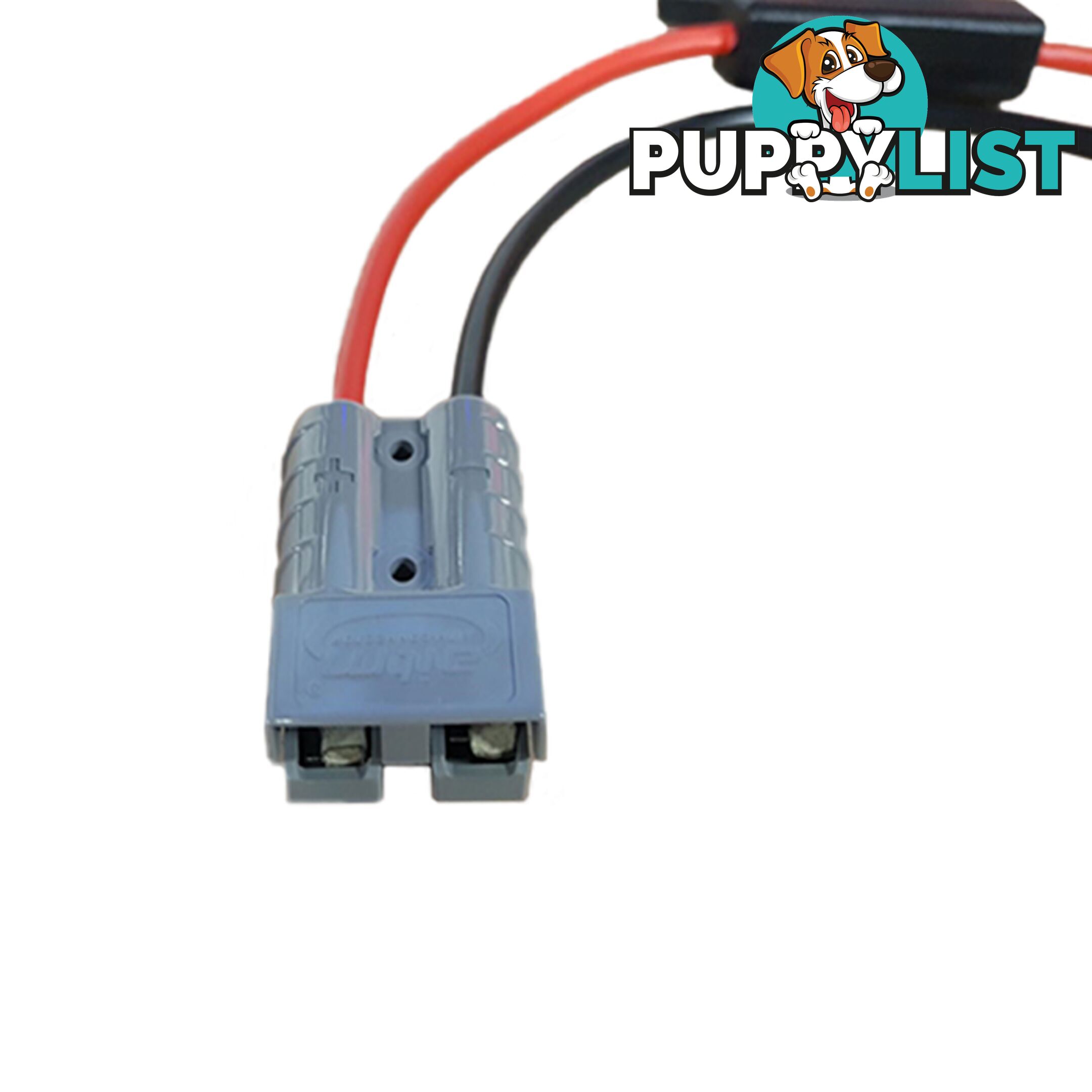 50a Power Lead with 50a Maxi Fuse 10awg Cable 500mm SKU - DC-13821