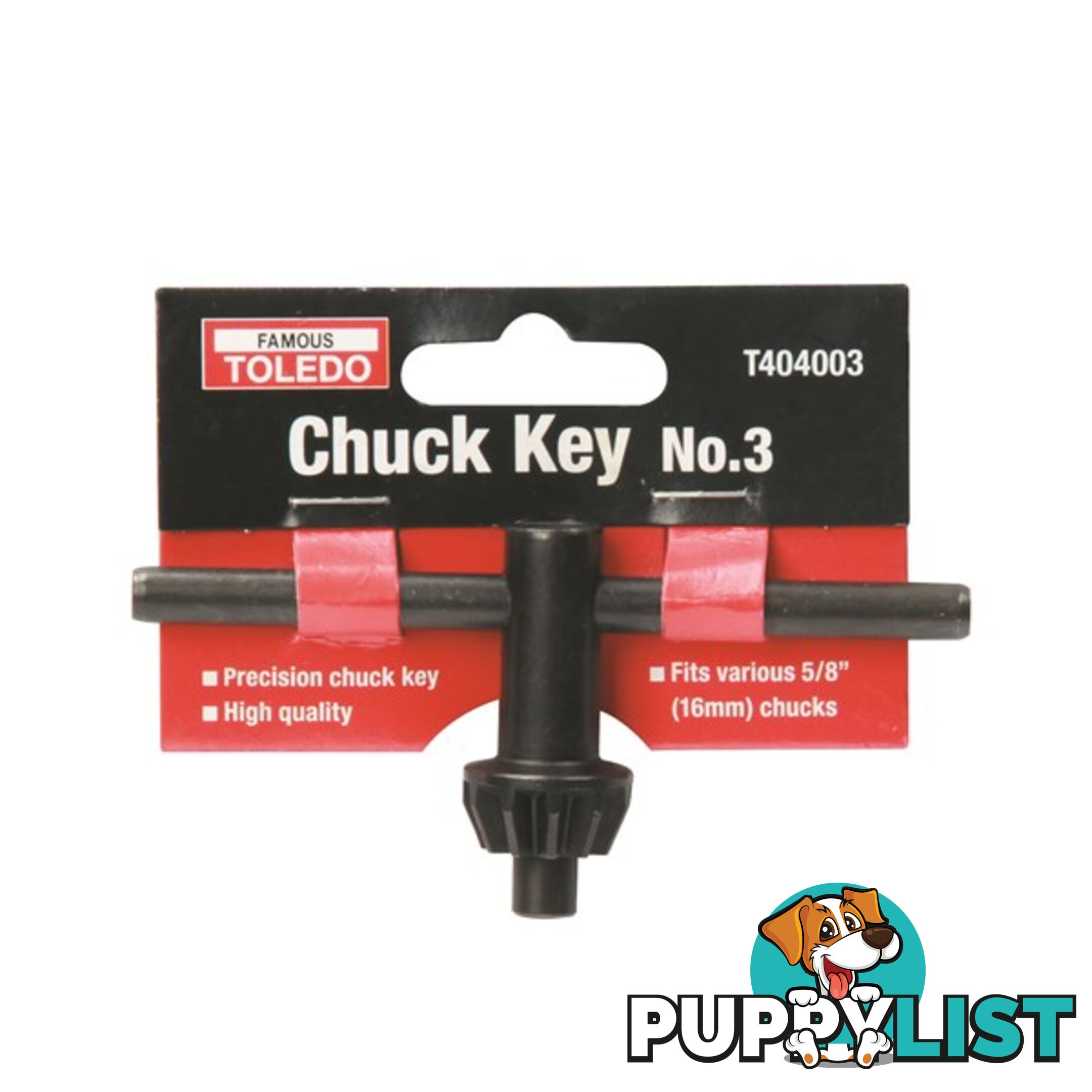 Toledo Chuck Key  - 16mm (No.03) SKU - T404003