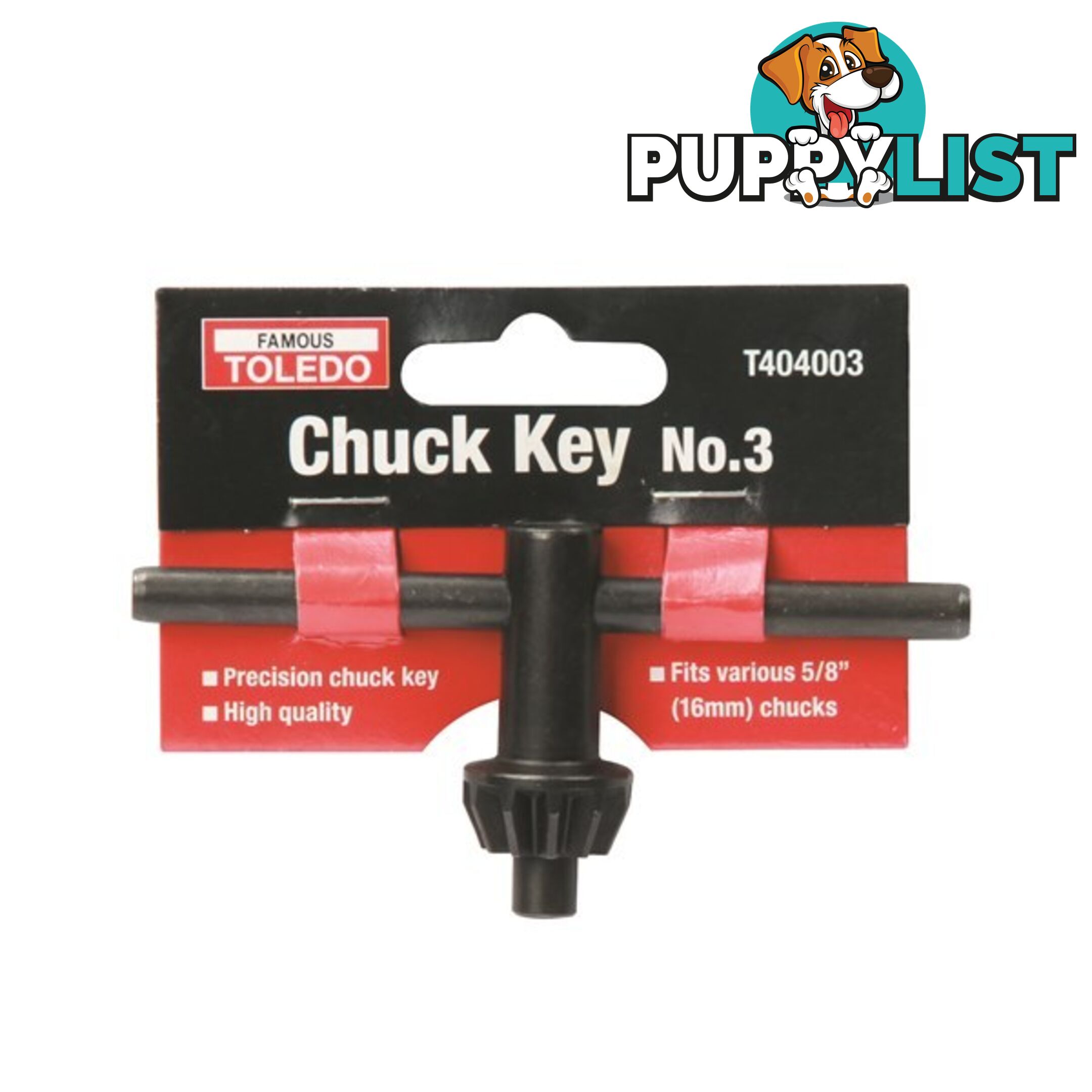 Toledo Chuck Key  - 16mm (No.03) SKU - T404003