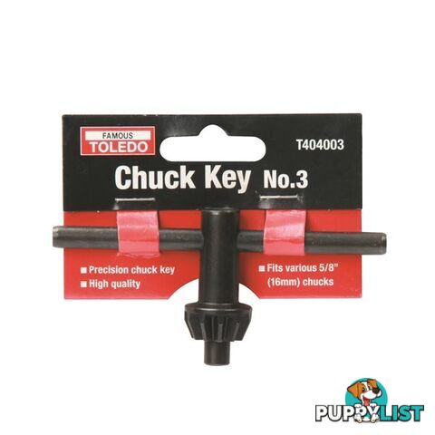 Toledo Chuck Key  - 16mm (No.03) SKU - T404003