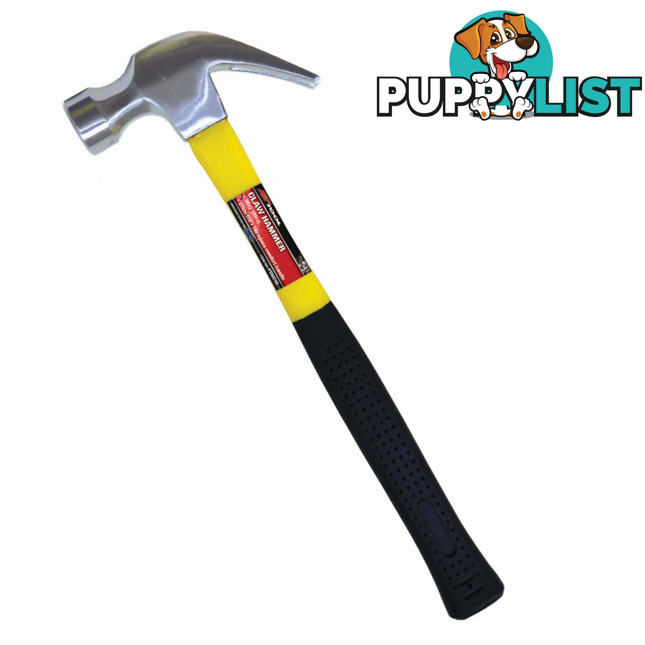 PK Tools Claw Hammer 567 grams (20oz) 270mm Fibreglass Handle SKU - PT90715