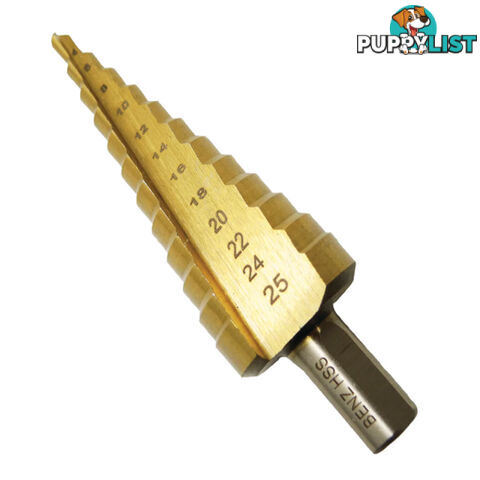 Wattmaster Electricians Step Drill Bit 4  - 25mm SKU - WATSTEP1625