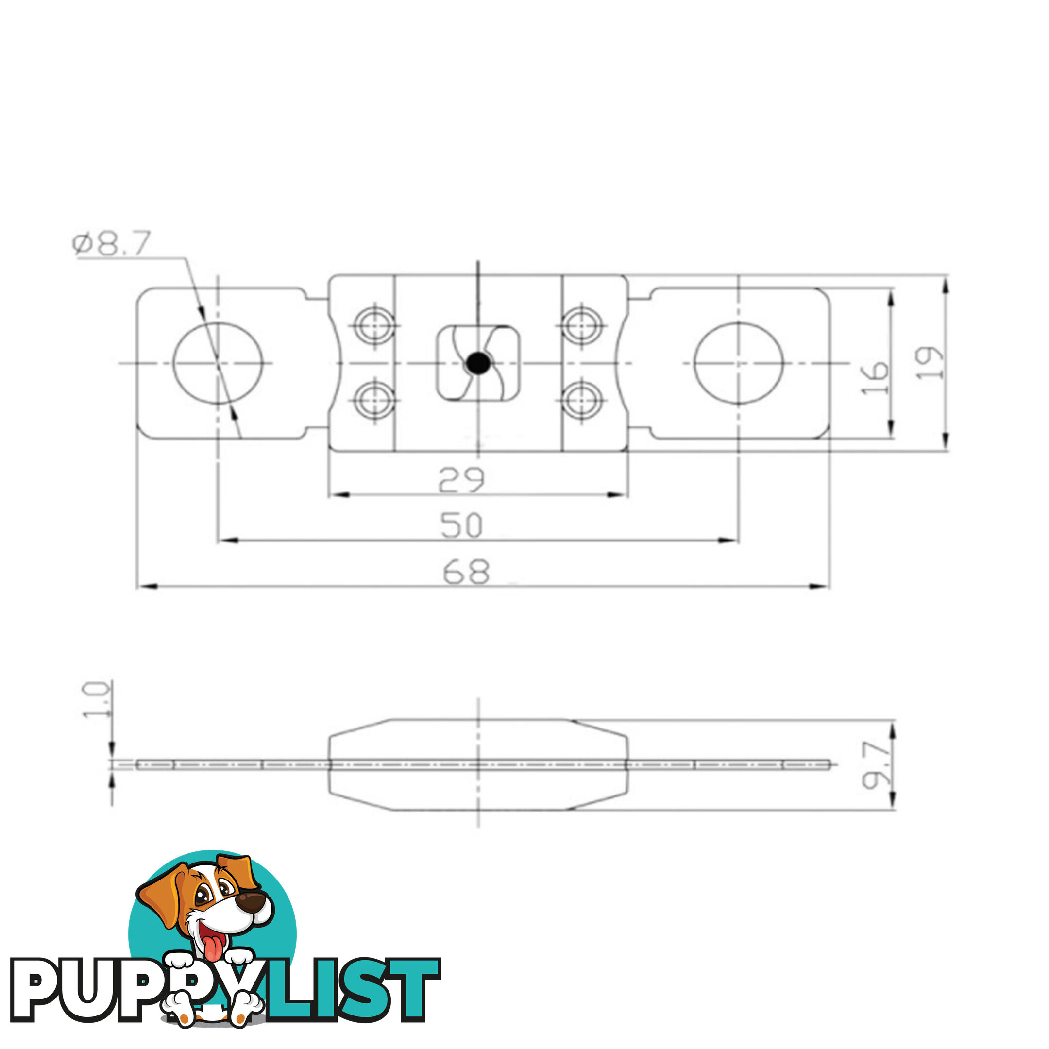 Mega Fuses 40 amp  - 500 amp Slow Burn