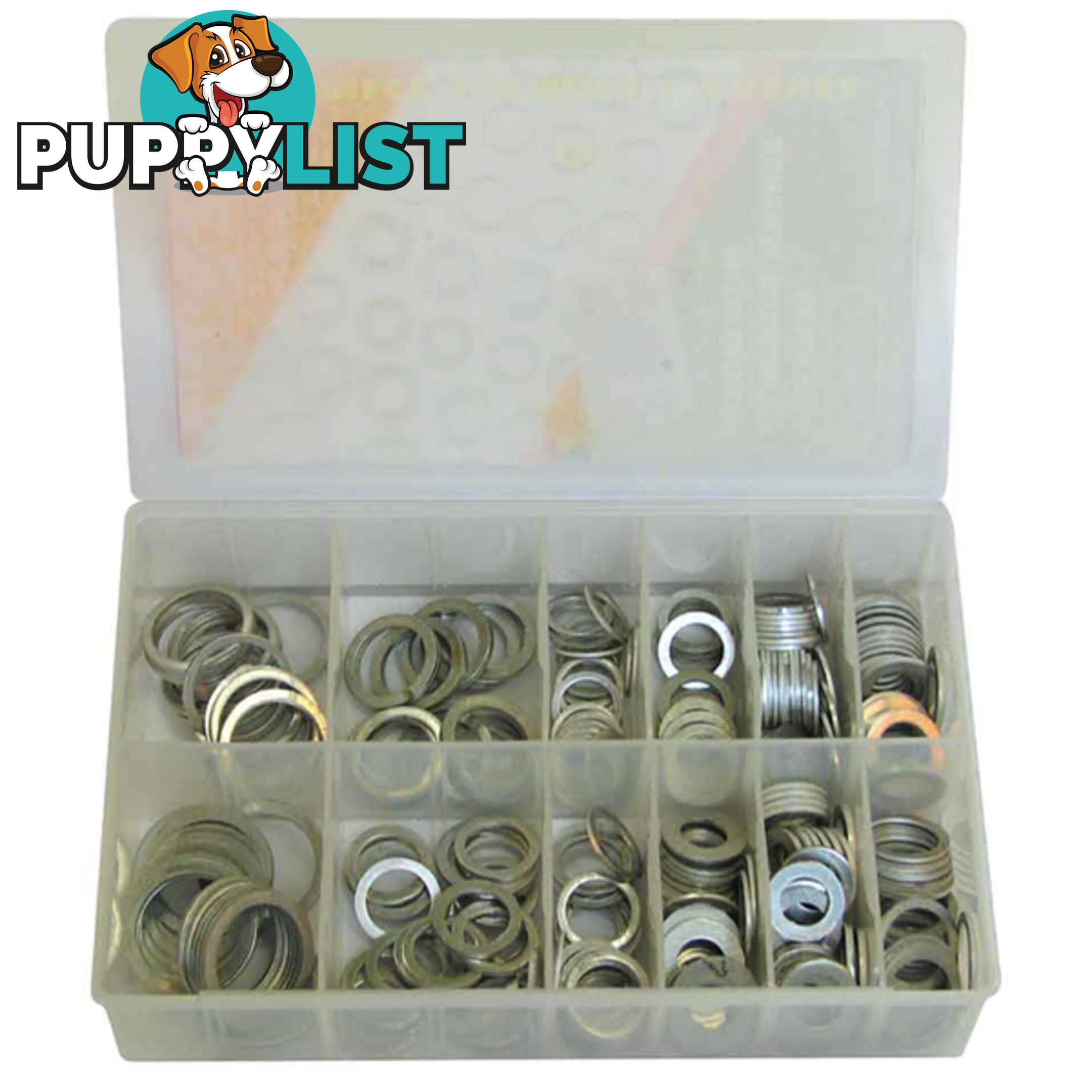 260pc Aluminium Washer Assortment SKU - RG28161