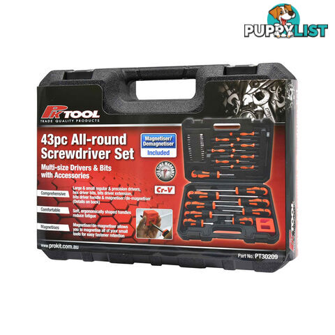 Pro-Kit All-Round Screwdriver Set  - 43pc SKU - PT30209