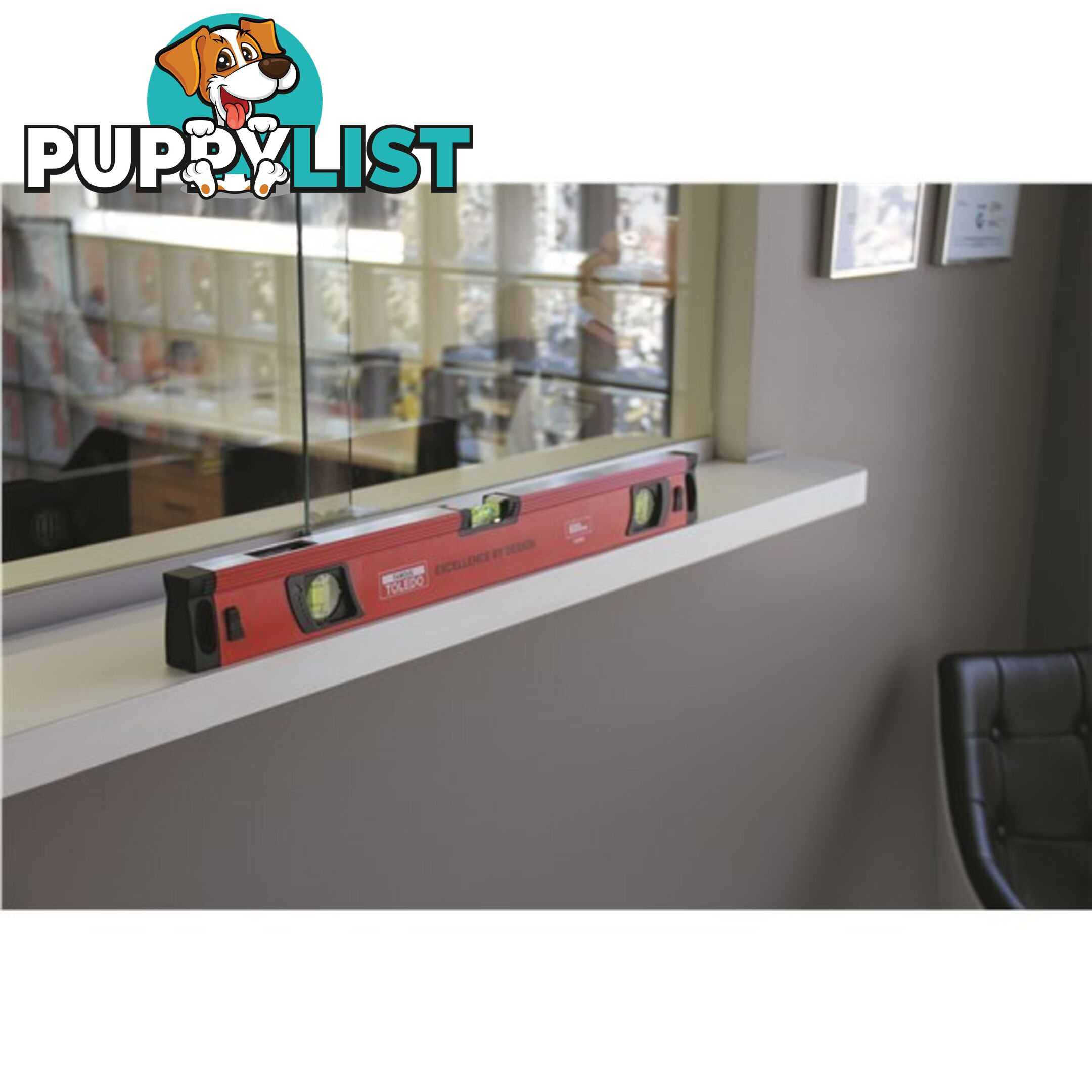 Toledo Magnetic Box Level  - 900mm Spirit Level SKU - 322090